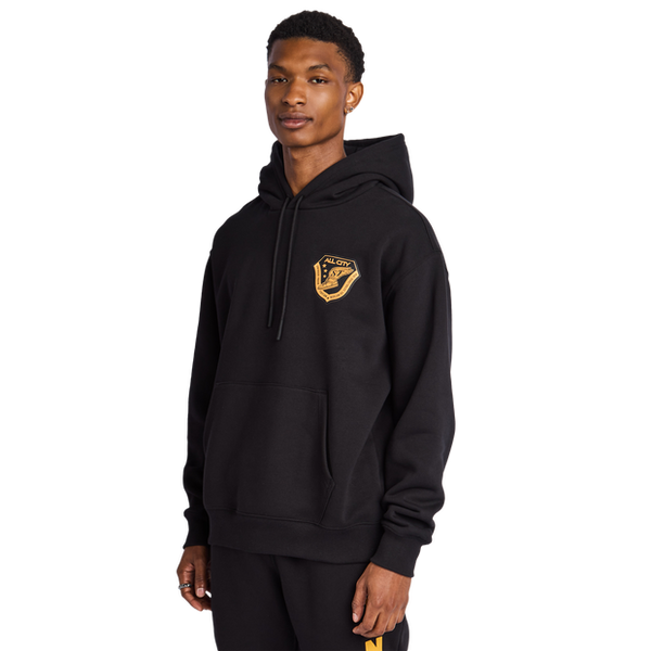 Lckr Badge Hoodies Cotton Fleece Black