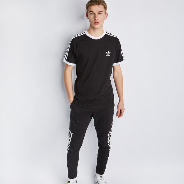Adidas Adicolor Classics 3 Stripes T Shirts Black