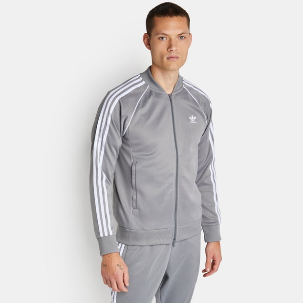 Adidas Superstar Track Tops Grey