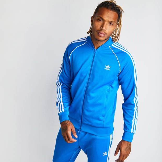 Adidas Superstar Track Tops Blue