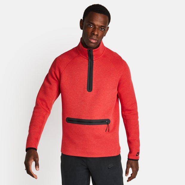 Nike Tech Fleece Track Tops Red