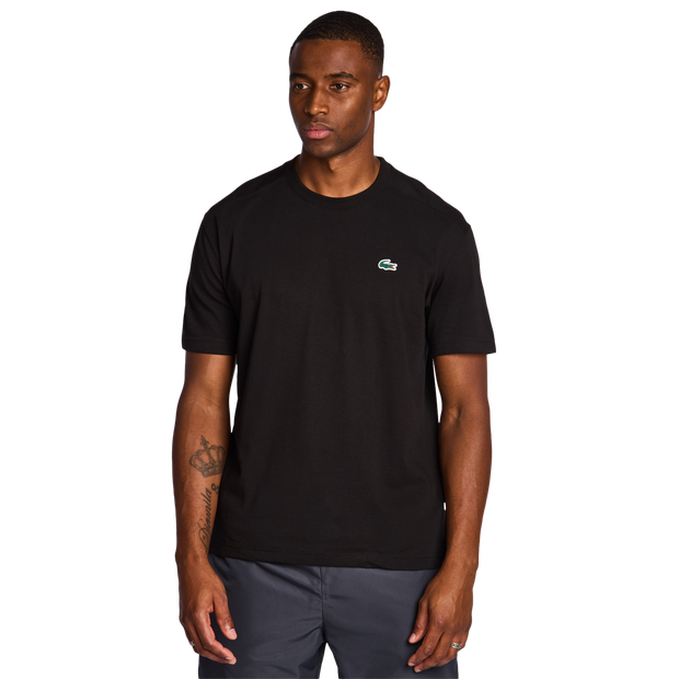 Lacoste Small Croc T Shirts Black