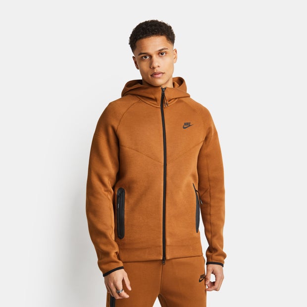 Nike Tech Fleece Hoodies Brown
