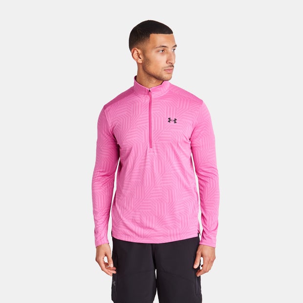 Under Armour Tech Track Tops Poly Jersey Pink