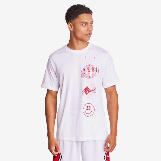 Jordan Stack Logo T Shirts White