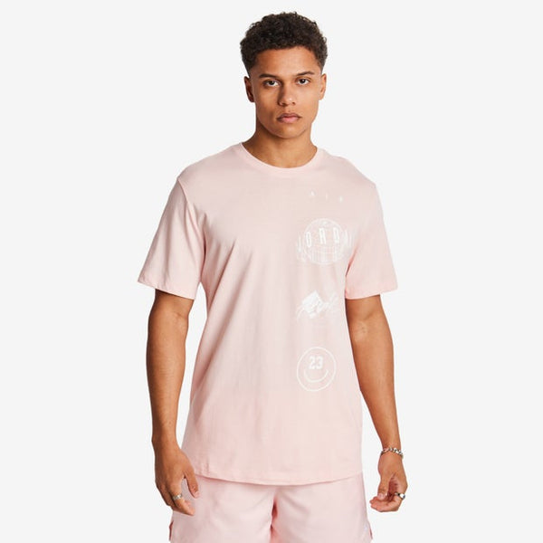 Jordan Stack Logo T Shirts Pink