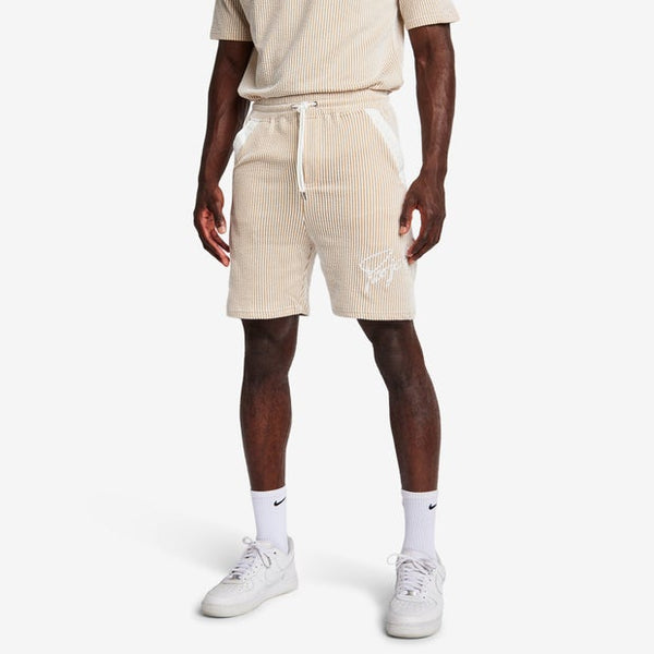 Project X Paris Ribbed Shorts Beige