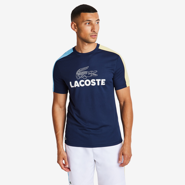 Lacoste Big Croc Logo T-Shirts Blue