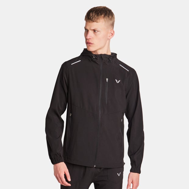 Okami Active Hoodies Poly Woven Black