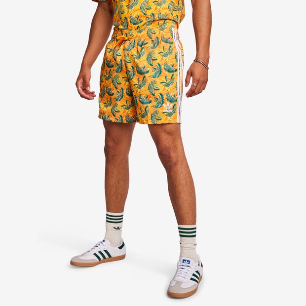 Adidas Summer Trefoils Swimwear Poly Woven Yellow