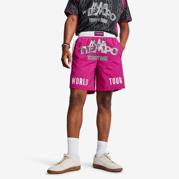 Puma Mas Tiempo Shorts Poly Woven Pink