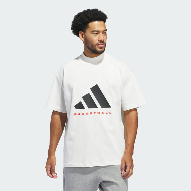 Adidas One Bball Tee T Shirts White