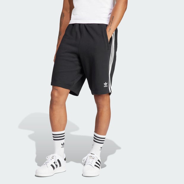 Adidas Adicolor 3 Stripes Shorts Cotton Jersey Black
