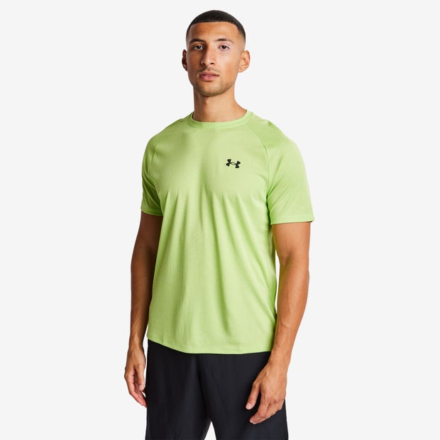 Under Armour Tech T Shirts Poly Jersey Green