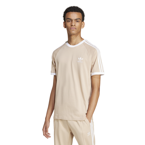 Adidas Adicolor Classics 3 Stripes T Shirts Beige