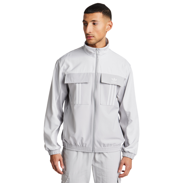 Adidas Future Utility Track Tops Poly Woven Grey