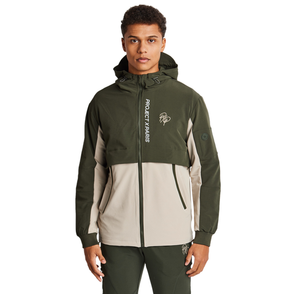 Project X Paris Street Hoodies Poly Woven Green