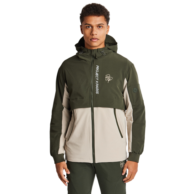 Project X Paris Street Hoodies Poly Woven Green
