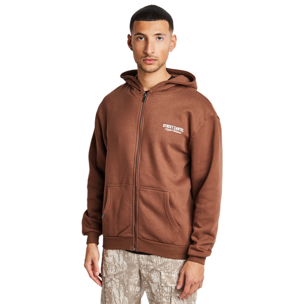 Street Cartel Russo Hoodies Brown