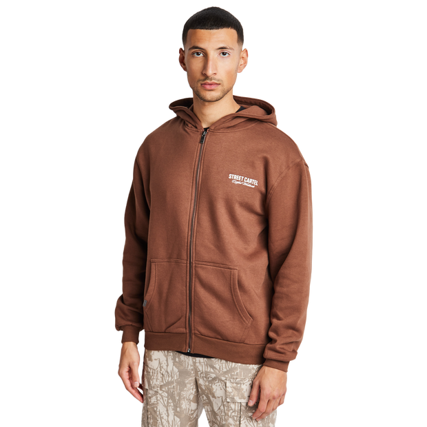 Street Cartel Russo Hoodies Brown