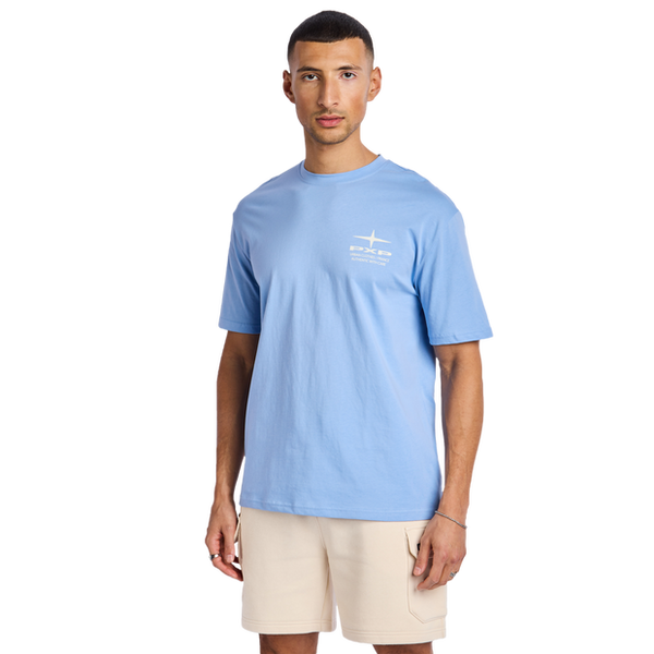 Project X Paris Tech Future T Shirts Cotton Jersey Blue
