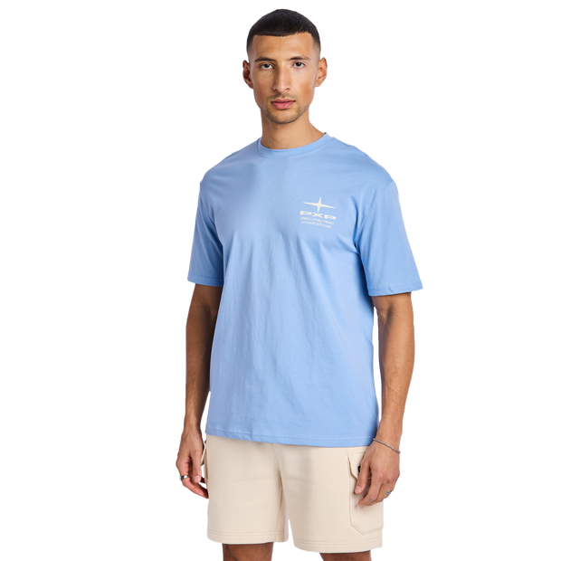 Project X Paris Tech Future T Shirts Cotton Jersey Blue