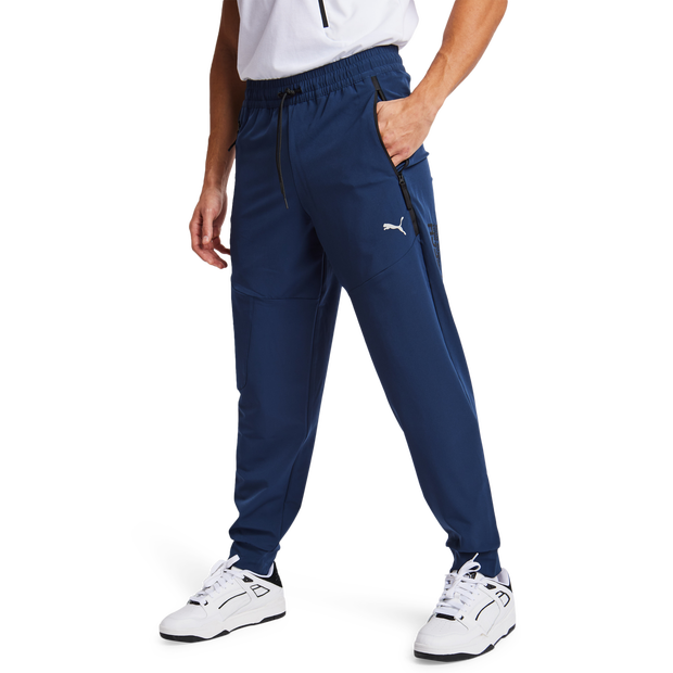 Puma Pumatech Pants Cotton French Terry Blue