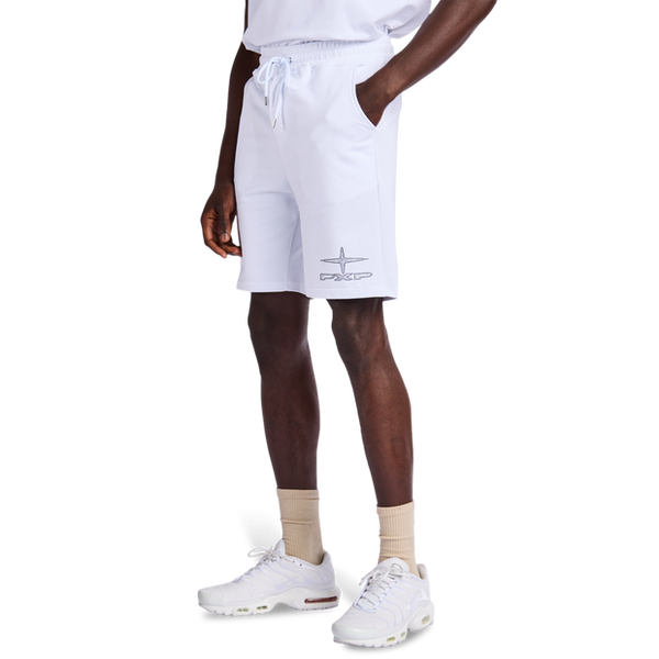 Project X Paris Celeb Drip Shorts Cotton French Terry White