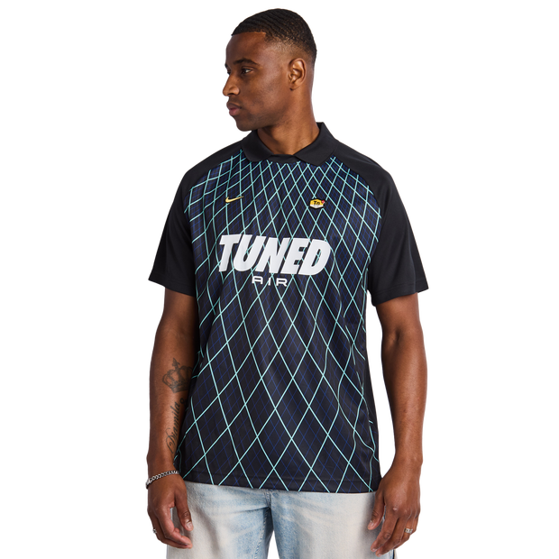 Nike Tuned T Shirts Poly Jersey Black