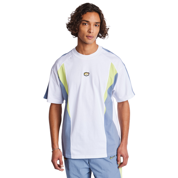 Nike Tuned T Shirts Cotton Jersey White