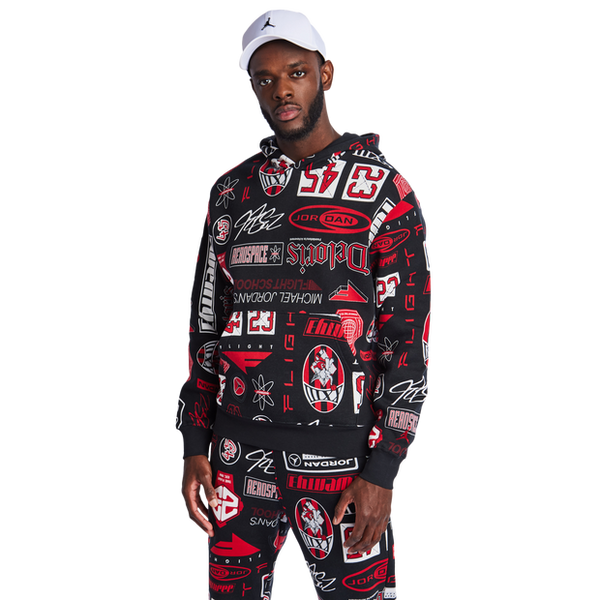 Jordan Essentials Aop Hoodies Black