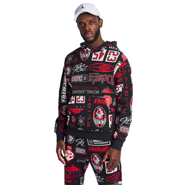 Jordan Essentials Aop Hoodies Black