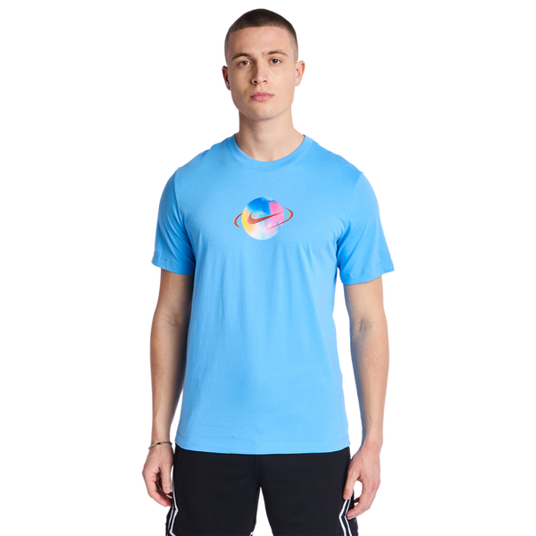 Nike Cosmic Youth T Shirts Cotton Jersey Blue
