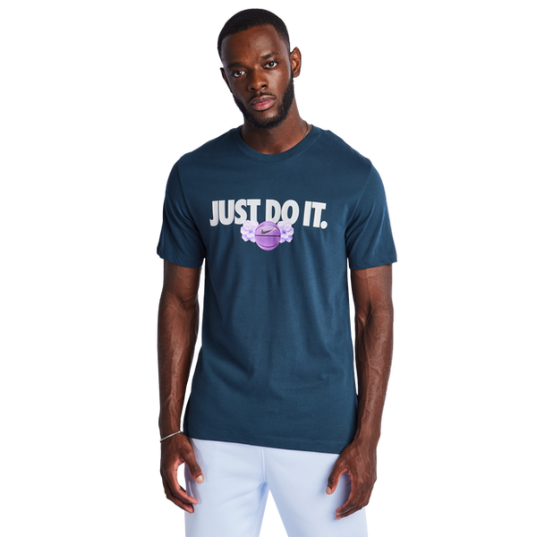 Nike Df T Shirts Cotton Jersey Blue