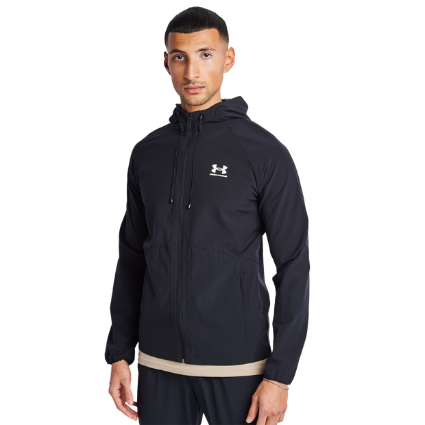Under Armour Vibe Woven Track Tops Black