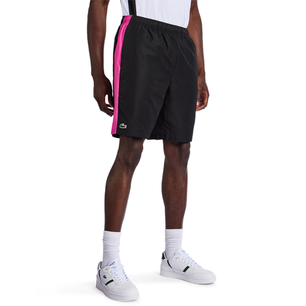 Lacoste Diamond Weave Shorts Poly Woven Black