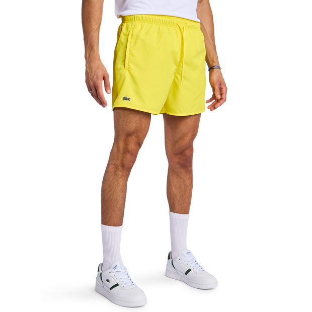 Lacoste Diamond Weave Shorts Poly Woven Yellow