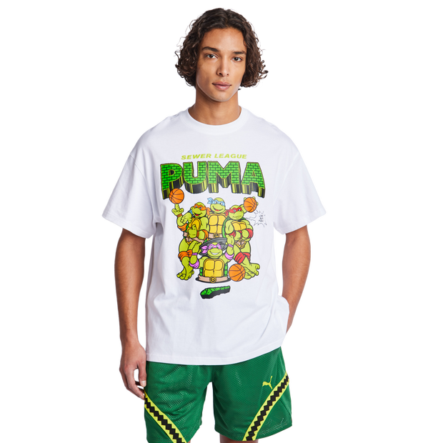 Puma Tmnt Tee Ii T Shirts White