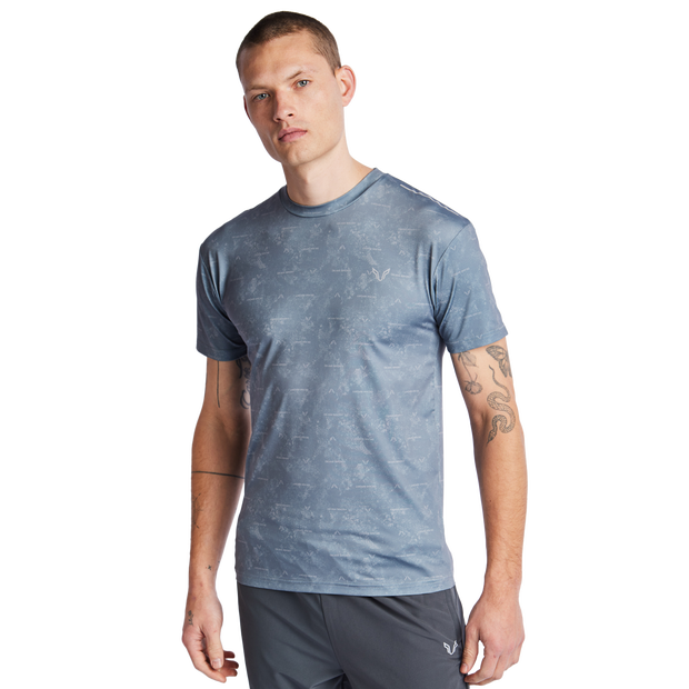 Okami Shine T Shirts Poly Jersey Grey