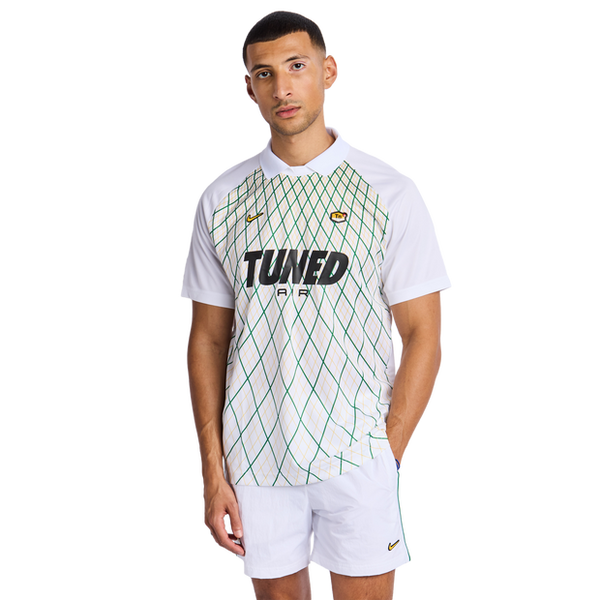Nike Tuned T Shirts Poly Jersey White