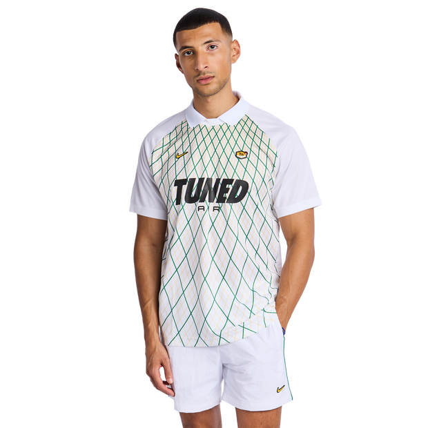 Nike Tuned T Shirts Poly Jersey White