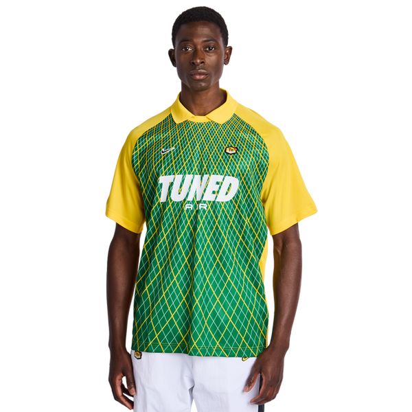 Nike Tuned T Shirts Poly Jersey Yellow