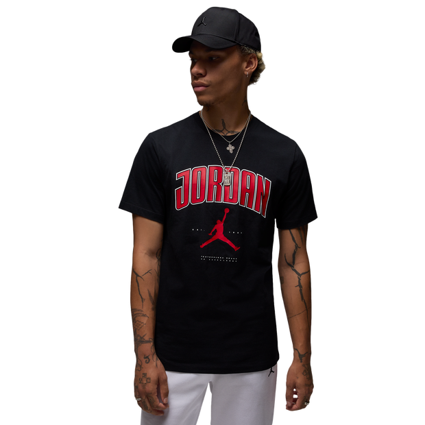 Jordan City 88 T Shirts Cotton Jersey Black