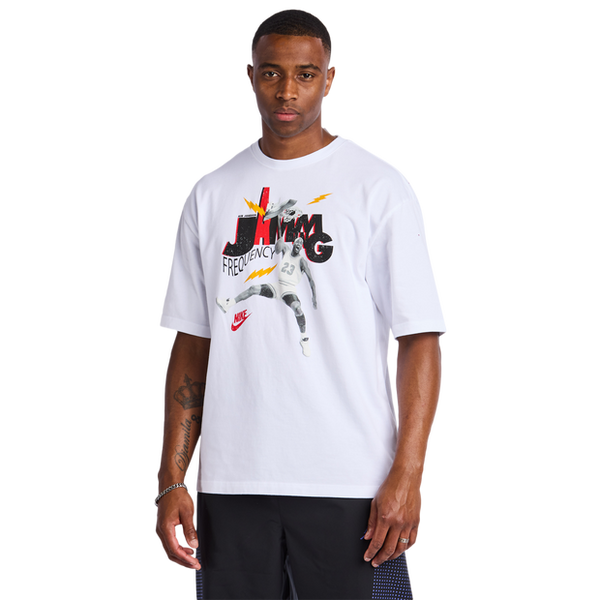 Jordan Jam 85 T Shirts Cotton Jersey White