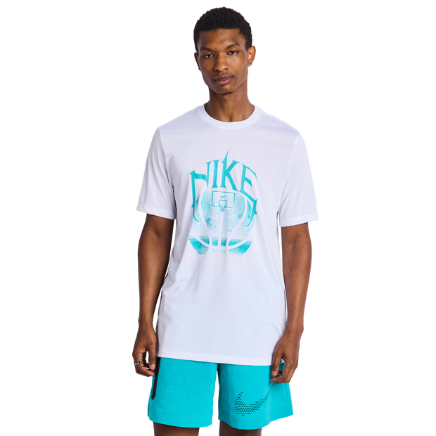 Nike Df T Shirts Cotton Jersey White
