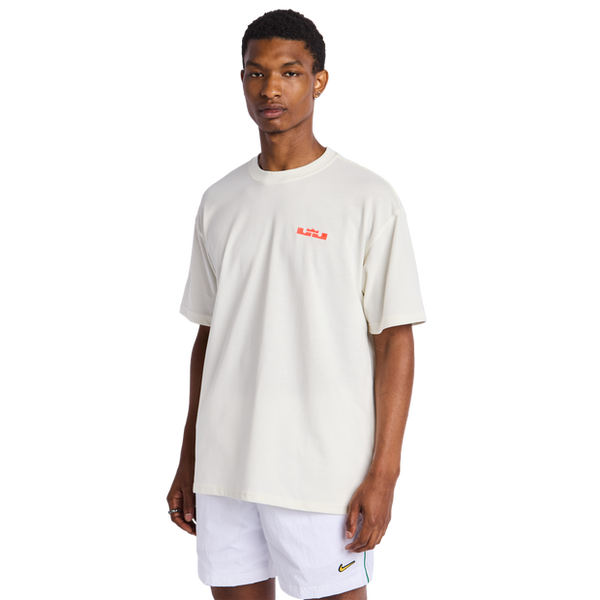 Nike Lebron T Shirts Cotton Jersey White