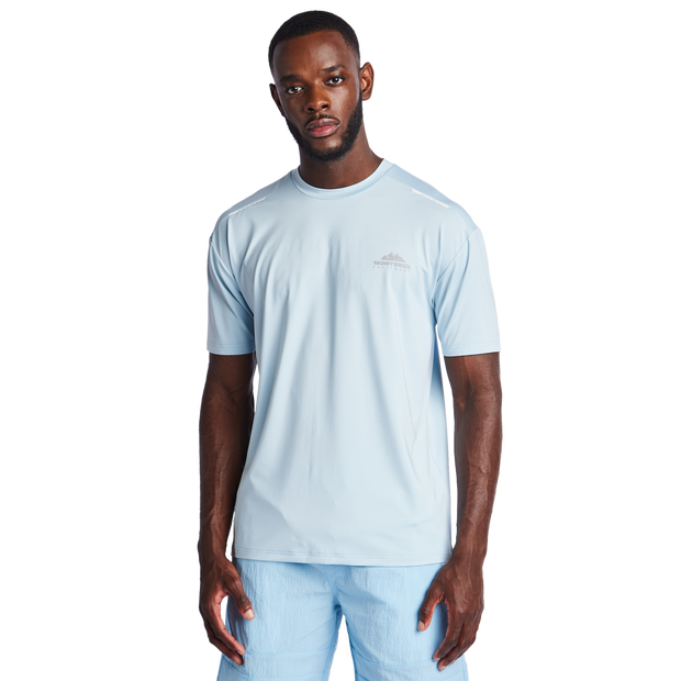 Montcrux Distance T Shirts Poly Jersey Blue