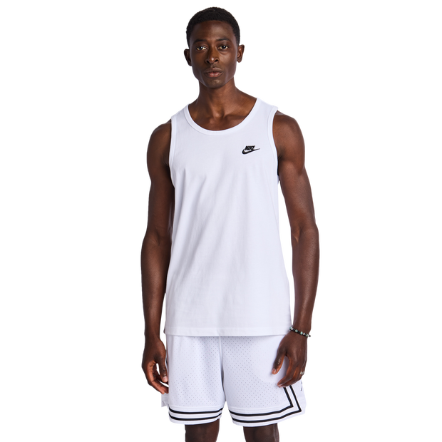 Nike Club Vests Cotton Jersey White