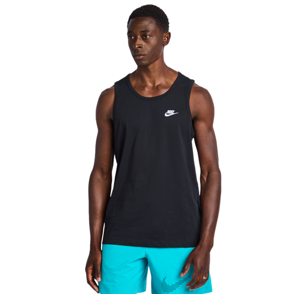 Nike Club Vests Cotton Jersey Black