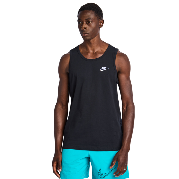 Nike Club Vests Cotton Jersey Black
